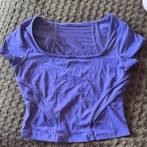 LULULEMON Short Sleeve Scoop Neck Top